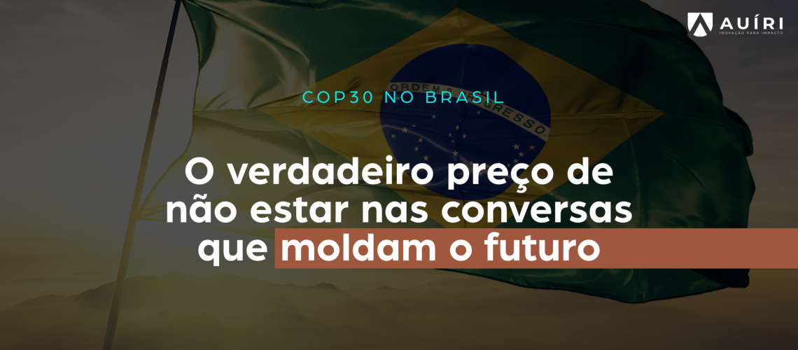 COP30 O PREÇO DE NÃO PARTICIPAR