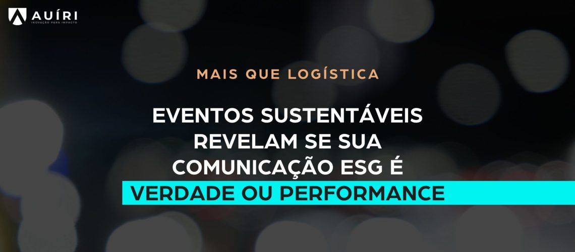 eventos sustentáveis comunicacao esg